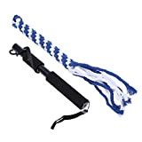 UEETEK Interaktive Hundespielzeug Angel Kauspielzeug Spielangel Stock mit Seil Hundeangel Pole Haustier Teaser Größe S (schwarz)