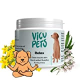 Vicupets Relax für Hunde | Vorbereitung auf Stresssituationen im Alltag | für nervöse & ängstliche Hunde | mit Baldrian und ...