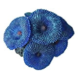 Vycowb Aquarium Pflanze kuenstlich Koralle blau