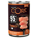 Wellness CORE 95 % Turkey & Kale, Hundefutter nass, getreidefrei, mit hohem Fleischanteil, Pute & Grünkohl, 6 x 400 g
