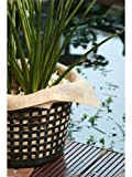 WFW wasserflora 5 Stück Jute-Pflanzentücher/Wasserpflanzentücher, 45x45 cm