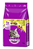 Whiskas Adult 1+ Trockenfutter Huhn, 7kg (1 Packung) - Katzentrockenfutter für erwachsene Katzen - unterschiedliche Produktverpackungen erhältlich