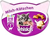 Whiskas Milch-Kätzchen Katzensnacks für 2-12 Monate junge Katzen, 8x55g (Packungen) - Leckerlis für ein gesundes Wachstum - unterschiedliche Produktverpackungen erhältlich