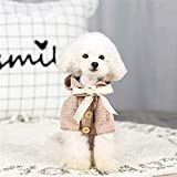 WSJF Hundejacke/Hundemantel Hundewinterkleidung Formal Hunde Shirts Fliege Kleidung Hundemantel Warm-Kostüm-Jacke for Small Medium Hunde Anzug Französisch Bulldog Hochzeit Mops Jacke
