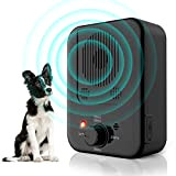 Yunboo Antibell Gerät, 3 Frequenzstufen Sonic Anti Bellen 33Ft Reichweite Ultraschall Bell Gerät für Hunde, Wiederaufladbare Hundebell-Kontrolle im Innen Außenbereich, ...