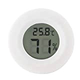 Zerodis Mini Digitales LCD Thermometer Hygrometer für Haustiere Luftfeuchtigkeit Temperaturmessgerät Thermo Hygrometer Inkubatoren Reptilien Zuchtbox Wetterstation Gewächshaus Keller