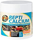 Zoo Med A33-3E Repti Calcium ohne D3, 85 g, Nahrungsergänzungsmittel für Reptilien und Amphibien - phosphorfrei!